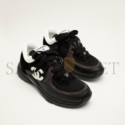 CHANEL SNEAKERS SUEDE CALFSKIN & GRAINED CALFSKIN G38299